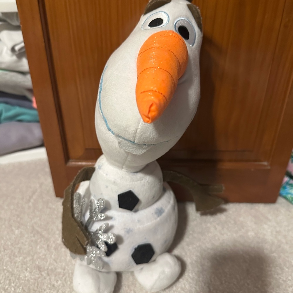 Disney Olaf TY Sparkle beanie baby